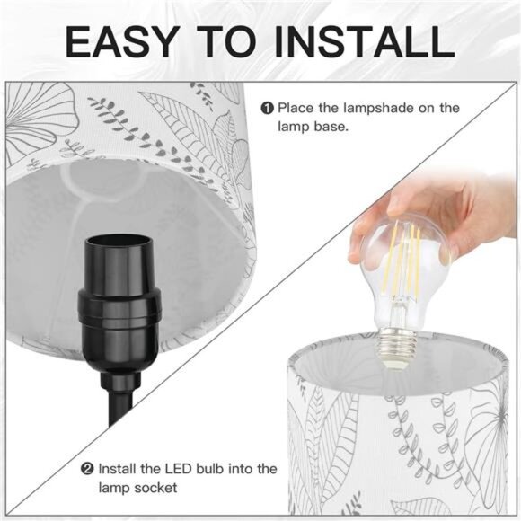 Touch Control Bedside Lamp with 2 USB Ports, 3-Way Dimmable Table lamp - Picture 15 of 16